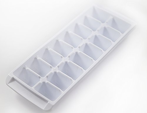 top-tier Kitch simple Release White Ice Cube Tray, 16 Cube Kit