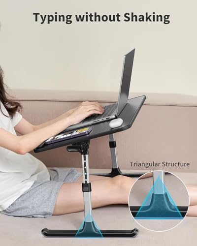 Smart Home SAIJI Height & Angle Adjustable Laptop Stand for Bed, for Daily Use