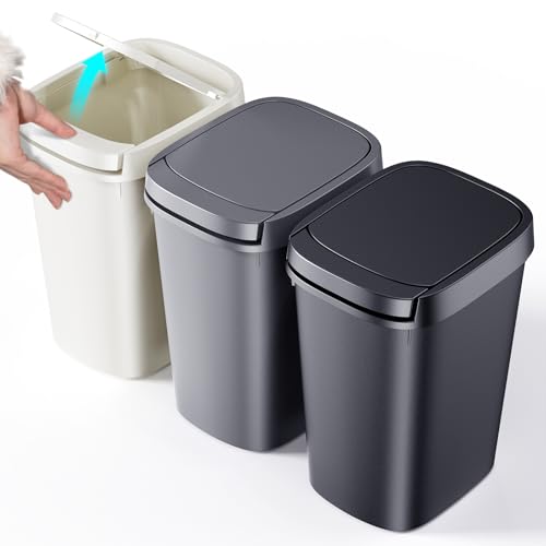 high-quality CEROELDA 3 Pack Bathroom Trash Can with