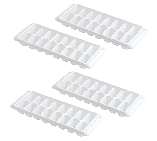 top-tier Kitch simple Release White Ice Cube Tray, 16 Cube Kit
