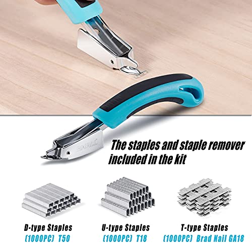 Smart Home SHALL Staple Gun Heavy Duty, 3-in-1 Upholstery Set