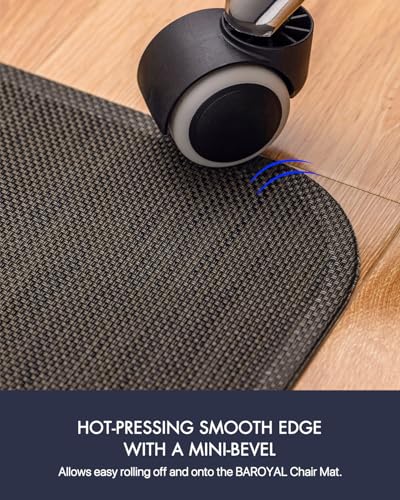Minimalist Office Chair Mat for Hardwood Floor Under Desk for Daily Use