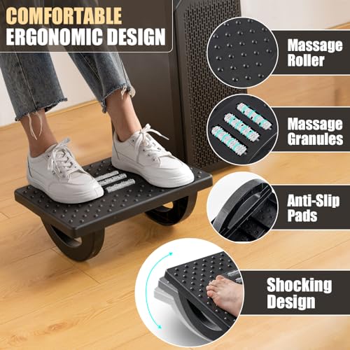 Smart Home CasaZenith Foot Rest for Under Desk at Work - for Daily Use
